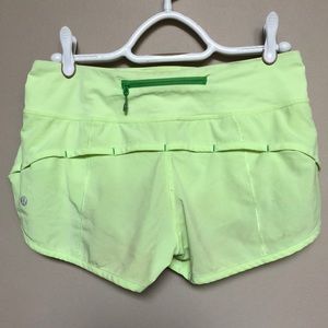 Lululemon Neon Shorts